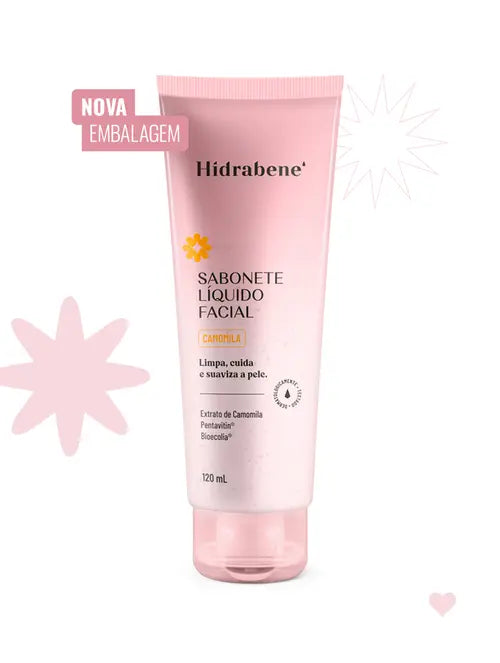 sabonete líquido facial de camomila