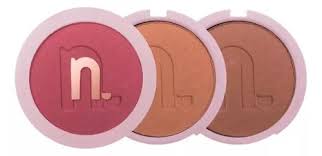Blush em pó nina makeup